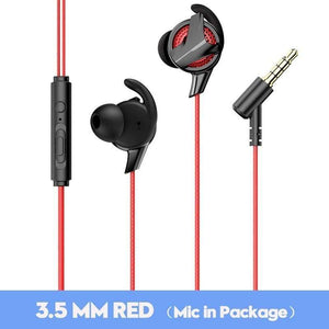 Baseus 3.5mm In-ear Gaming Earphone For Pubg Controller GAMO-15 3D Stereo earphones For Mobile pubg Gamer with Detachable HD Mic