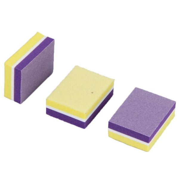 Planet Gates 3 500Pcs/Lot Mini Nail File 100/180 Disposable Nail Buffer Block Wholesale Colorful Small Manicure Tools File Accessories