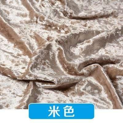 Planet Gates 3 / 50cm X 160cm Gold Velvet Diamond Luster Fabric For Dress Stretch Gentle Thin Flannel Cloth Diy Clothes Shirt Sewing Handmade Patchwork
