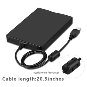 Planet Gates 3.55 inch Floppy Drive Portable 3.5 inch USB Mobile Floppy Disk Drive 1.44MB External Diskette FDD for Laptop Notebook computer