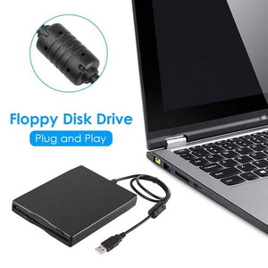 Planet Gates 3.55 inch Floppy Drive Portable 3.5 inch USB Mobile Floppy Disk Drive 1.44MB External Diskette FDD for Laptop Notebook computer