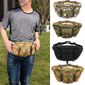 Planet Gates 3-5L Waterproof Tactical Waist Bag Molle Bag Unisex Fanny Pack Fishing Climbing Hunting Outdoor Sports Belt Bag