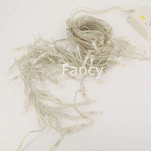 Planet Gates 3.5M 96 LED Icicle Christmas Holiday Light 9.4ft LED Snowing curtain light Xmas Wedding Party Decoration