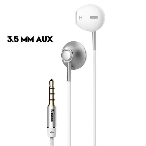 Baseus 6D Stereo In-ear Earphone Headphones Wired Control Bass Sound Earbuds for Xiaomi 3.5mm Type c Earphones