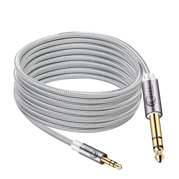 Planet Gates 3.5mm to 6.35mm Jack Adapter Gold Plated Aux Cable 1m 2m 3m for Amplifier CD Player Speaker 3.5 to 6.5 Male to Male Audio Cable