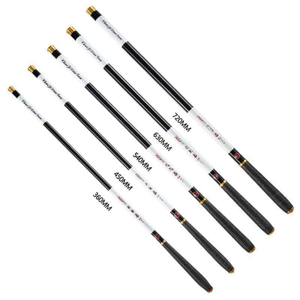 Planet Gates 3.6 m Ultralight SuperHard 3.6/4.5/5.4/6.3/7.2 Meters Stream Hand Pole Carbon Fiber Casting Telescopic Fishing Rods Fish Tackle