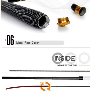 Planet Gates 3.6 m Ultralight SuperHard 3.6/4.5/5.4/6.3/7.2 Meters Stream Hand Pole Carbon Fiber Casting Telescopic Fishing Rods Fish Tackle