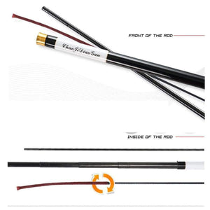 Planet Gates 3.6 m Ultralight SuperHard 3.6/4.5/5.4/6.3/7.2 Meters Stream Hand Pole Carbon Fiber Casting Telescopic Fishing Rods Fish Tackle