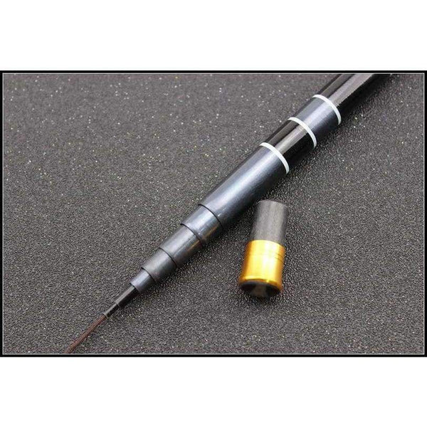 Planet Gates 3.6M-7.2M Carbon Fiber Telescopic Fishing Rod Super Hard Ultra Light Carp Fishing Pole Stream Fishing Rod Hooks Set