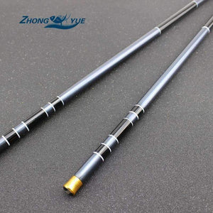 Planet Gates 3.6M-7.2M Carbon Fiber Telescopic Fishing Rod Super Hard Ultra Light Carp Fishing Pole Stream Fishing Rod Hooks Set