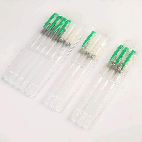 Planet Gates 3/6Pcs Large Capacity Barrel Water Paint Brush Set Different Shape Soft Calligraphy Painting Brush Drawing Pen Art Supplies