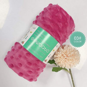 Planet Gates 3 / 70x100cm 70x100cm Minky Fabric For Sewing 30 Colors Super Soft Minky Dot Plush Fabric Eco-Friendly Polyester Handwork Fabric