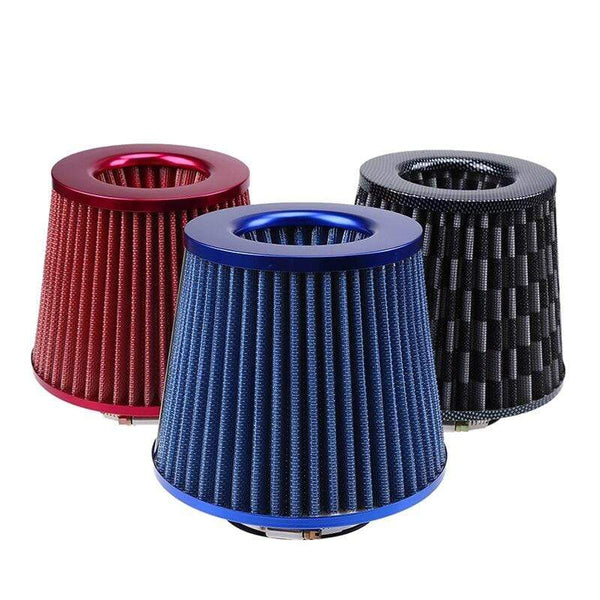 Planet Gates 3" 76mm Air Intake Kit Aluminum Admission Pipe With High Flow Air Filter Cold Air Inlet Duct , Mushroom Head