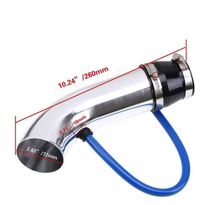 Planet Gates 3" 76mm Air Intake Kit Aluminum Admission Pipe With High Flow Air Filter Cold Air Inlet Duct , Mushroom Head