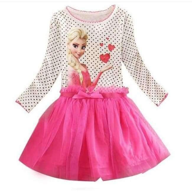 Planet Gates 3-8 Years Summer Baby Girl Dress Princess Vestidos Fever Anna Elsa  Dress Children Clothing For Kids Birthday Party Costume