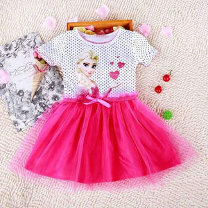 Planet Gates 3-8 Years Summer Baby Girl Dress Princess Vestidos Fever Anna Elsa  Dress Children Clothing For Kids Birthday Party Costume