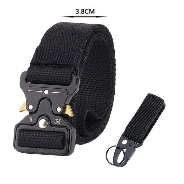 Army Tactical Belt Men's Military Nylon Belt Metal Button Army Style Jeans Belts Wide Outdoor Hunting Waist Strap Homme Ceinture
