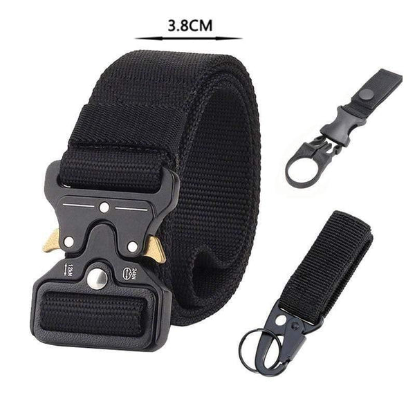 Army Tactical Belt Men's Military Nylon Belt Metal Button Army Style Jeans Belts Wide Outdoor Hunting Waist Strap Homme Ceinture