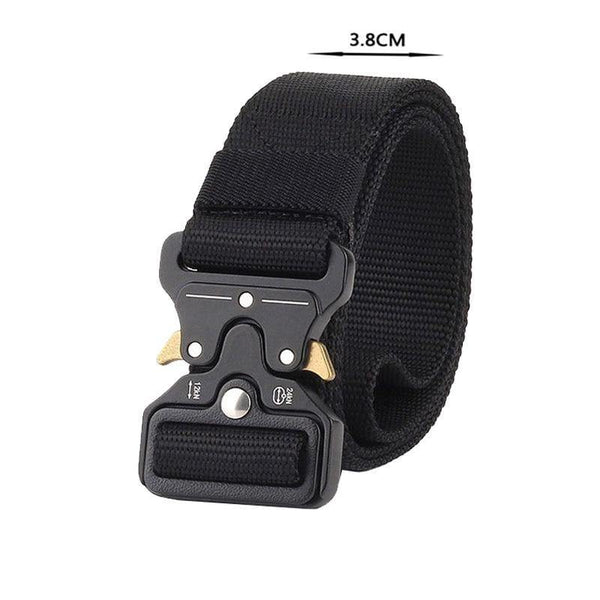 Army Tactical Belt Men's Military Nylon Belt Metal Button Army Style Jeans Belts Wide Outdoor Hunting Waist Strap Homme Ceinture