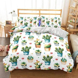Planet Gates 3 / AU queen / China 3D Bedding Set Cactus Print Duvet cover set lifelike bedclothes with pillowcase bed set home Textiles #2-7