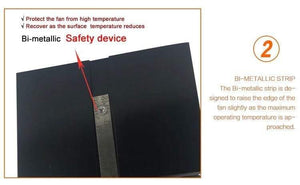 3-Blade Black Thermal Power Furnace Fan Evenly Distributed Heat Wood / Log Burner / Fireplace Harmless Fireplace Fan