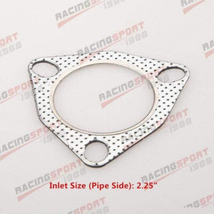 Planet Gates 3 Bolt 2 2"/2.25"/2.5"/2.75"/3" 2/3/4Bolt Turbo Exhaust Manifold Gasket Downpipe Flange
