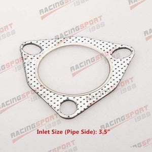 Planet Gates 3 Bolt 4 2"/2.25"/2.5"/2.75"/3" 2/3/4Bolt Turbo Exhaust Manifold Gasket Downpipe Flange
