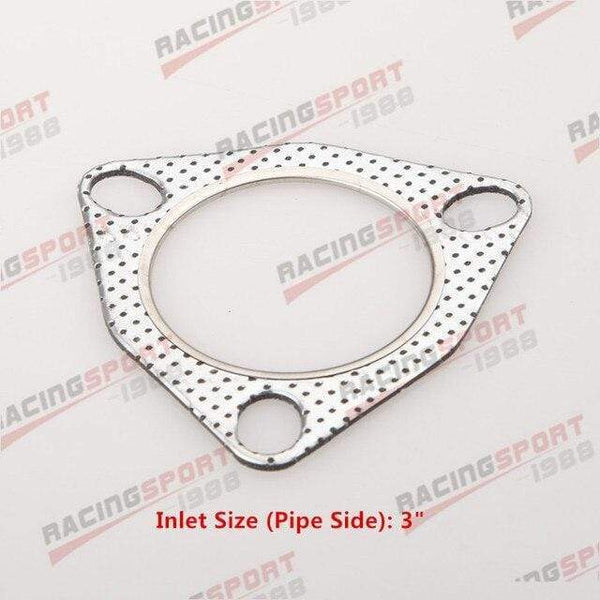 Planet Gates 3 Bolt 6 2"/2.25"/2.5"/2.75"/3" 2/3/4Bolt Turbo Exhaust Manifold Gasket Downpipe Flange
