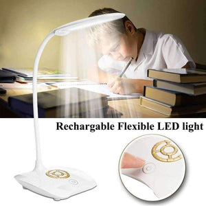 Planet Gates 3 Brightness Flexible Rechargeable Battery Book Lamps Dimmable USB LED Night Light Bedside Desktop Reading Desk Lamp Portable