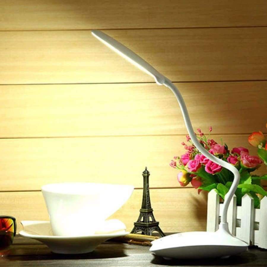 Planet Gates 3 Brightness Flexible Rechargeable Battery Book Lamps Dimmable USB LED Night Light Bedside Desktop Reading Desk Lamp Portable