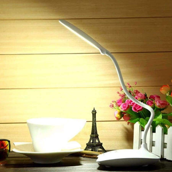 Planet Gates 3 Brightness Flexible Rechargeable Battery Book Lamps Dimmable USB LED Night Light Bedside Desktop Reading Desk Lamp Portable