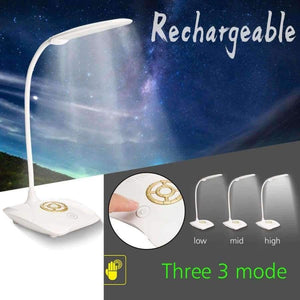 Planet Gates 3 Brightness Flexible Rechargeable Battery Book Lamps Dimmable USB LED Night Light Bedside Desktop Reading Desk Lamp Portable
