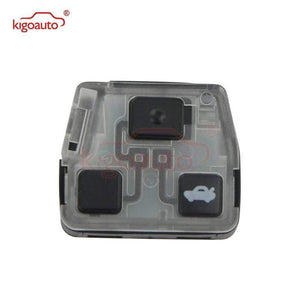 Planet Gates 3 button 434Mhz 4d 70 chip Toy47 remote key for Toyota YARIS COROLLA AVENSIS CAMRY kigoauto