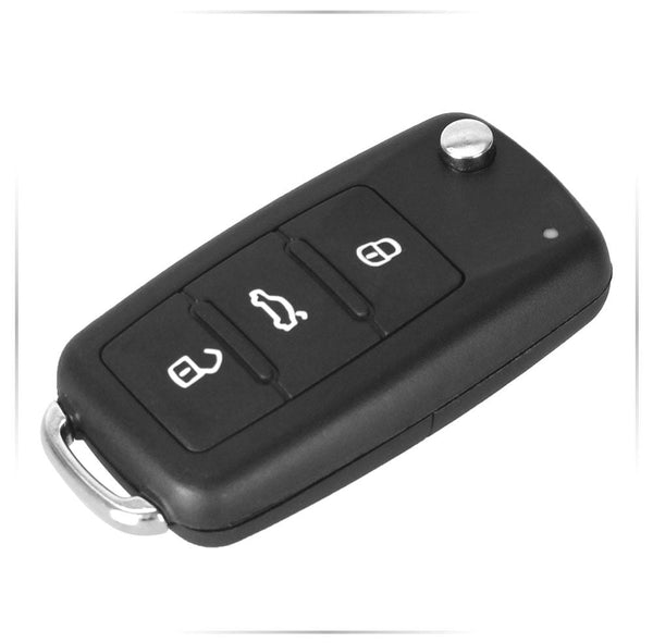 Planet Gates 3 Button For VW VOLKSWAGEN Tiguan Golf Sagitar Polo MK6 Flip Fob Remote Folding Key Shell Uncut Blade