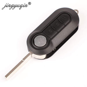 Planet Gates 3 Button Remote Flip Folding Key Fob Shell for Citroen Jumper Nemo Fit Peugeot Boxer Bipper 2008-2015 Replacement Case