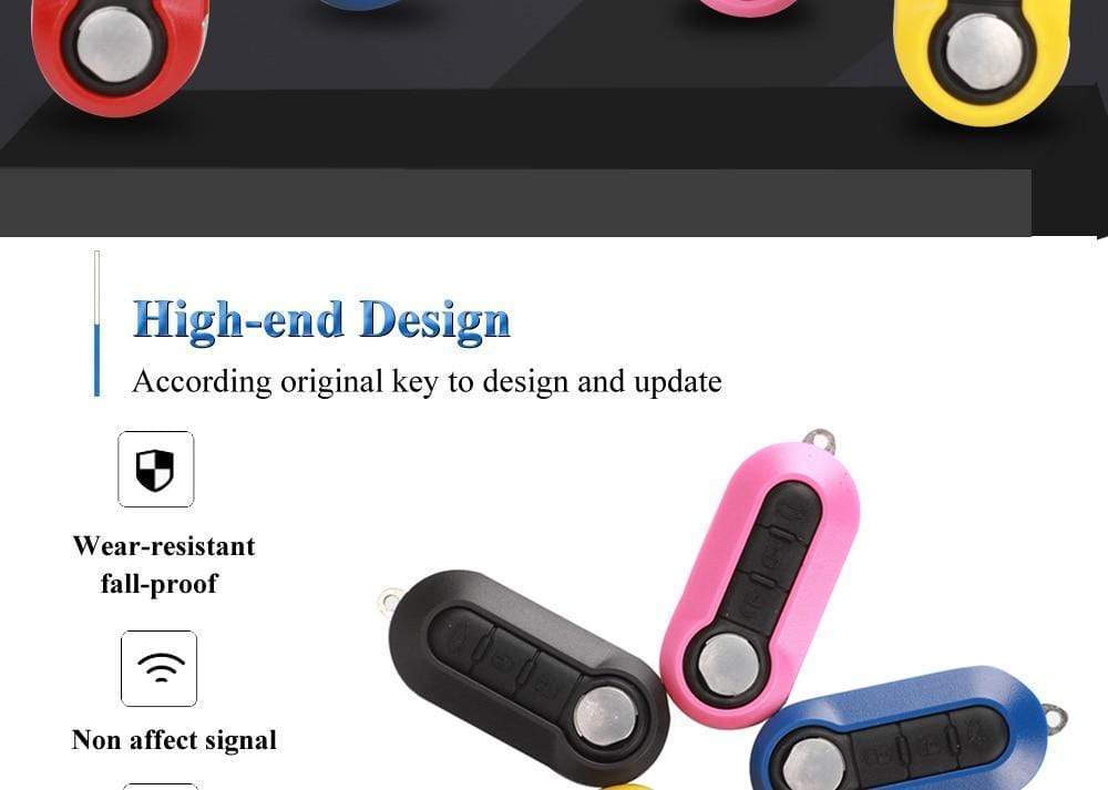 Planet Gates 3 Button Remote Flip Folding Key Fob Shell for Citroen Jumper Nemo Fit Peugeot Boxer Bipper 2008-2015 Replacement Case