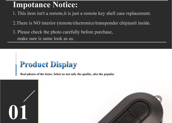 Planet Gates 3 Button Remote Flip Folding Key Fob Shell for Citroen Jumper Nemo Fit Peugeot Boxer Bipper 2008-2015 Replacement Case