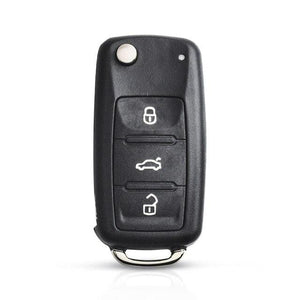 Planet Gates 3 BUTTONS 3 Button For VW VOLKSWAGEN Tiguan Golf Sagitar Polo MK6 Flip Fob Remote Folding Key Shell Uncut Blade