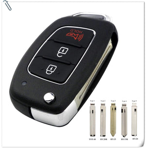 Planet Gates 3 Buttons Remote Car Key Case For Hyundai HB20 IX35 I45 SANTA FE Accent I40 I20 HY15/HY20/TOY40 Uncut Blade Fob shell