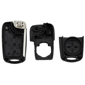 Planet Gates 3 Buttons Replacement blank Flip Remote Key Shell case fob for Hyundai I30/IX35 I20 IX20