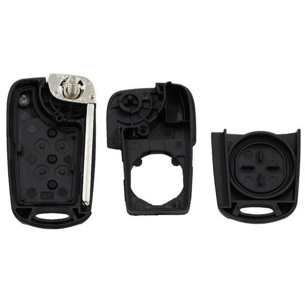 Planet Gates 3 Buttons Replacement blank Flip Remote Key Shell case fob for Hyundai I30/IX35 I20 IX20