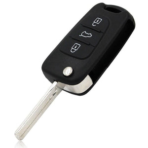 Planet Gates 3 Buttons Replacement blank Flip Remote Key Shell case fob for Hyundai I30/IX35 I20 IX20