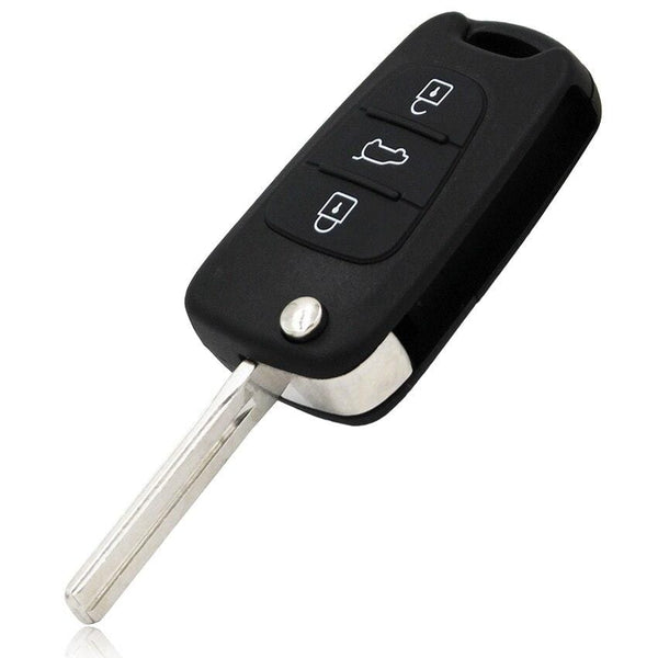Planet Gates 3 Buttons Replacement blank Flip Remote Key Shell case fob for Hyundai I30/IX35 I20 IX20