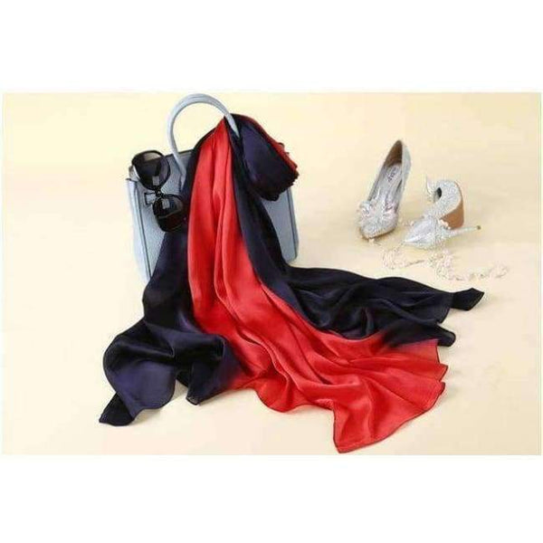 Planet Gates 3 Design Luxury Brand Solid silk Summer  Scarf Gradient Dip dye Women Muslim Hijab Shawl Long Soft Wrap