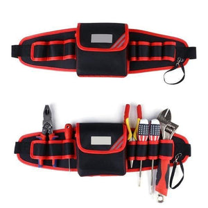 Planet Gates 3 Electrician Drill Tool Bag Waist Pocket Pouch Belt Storage Holder Maintenance Kit