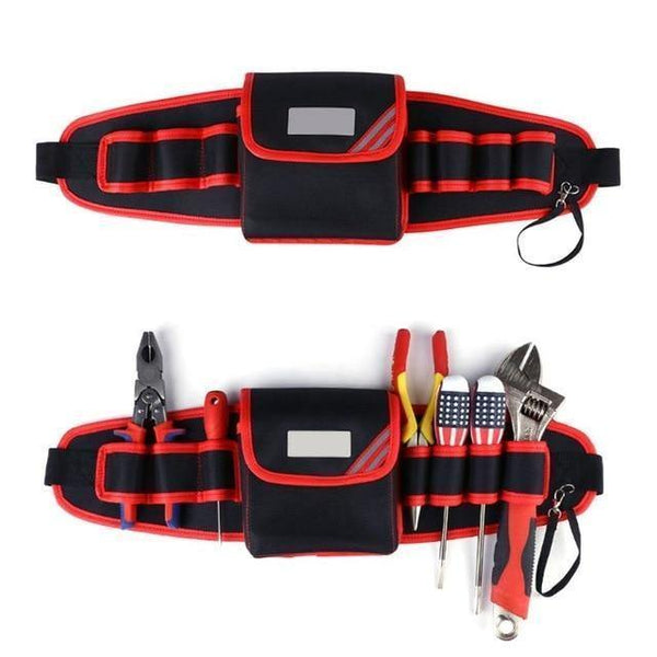 Planet Gates 3 Electrician Drill Tool Bag Waist Pocket Pouch Belt Storage Holder Maintenance Kit