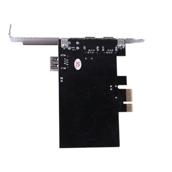 Planet Gates 3 External Ports Card 1394A 2.5GB Expansion Card PCI-E to IEEE 1394 1x 4Pin 2x 6Pin DV Adapter