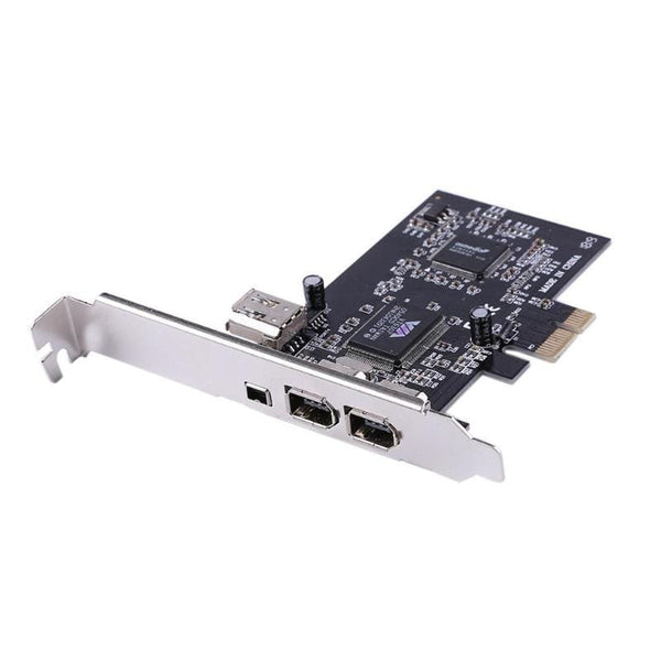 Planet Gates 3 External Ports Card 1394A 2.5GB Expansion Card PCI-E to IEEE 1394 1x 4Pin 2x 6Pin DV Adapter