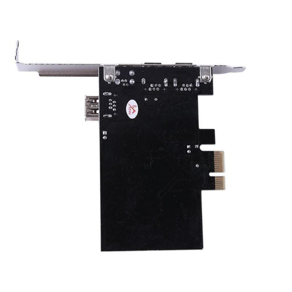 Planet Gates 3 External Ports Card 1394A 2.5GB Expansion Card PCI-E to IEEE 1394 1x 4Pin 2x 6Pin DV Adapter