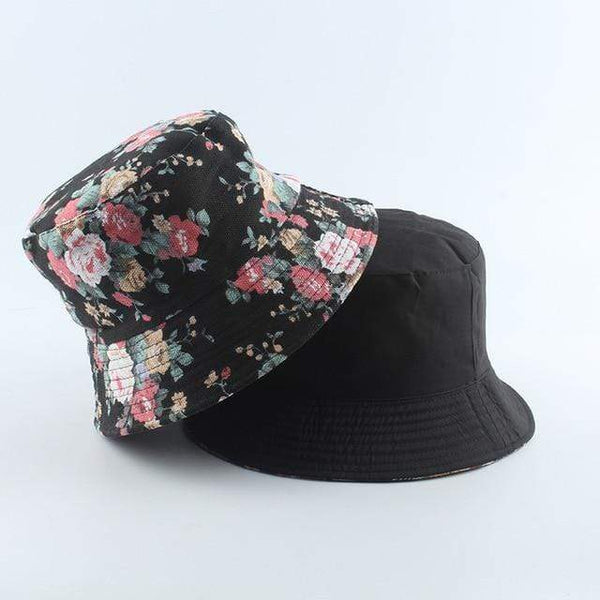 Planet Gates 3 Fashion Summer Coconut Tree Flower Printed Fisherman Caps Panama Bucket Hat Reversible Gorro Pescador Men Women